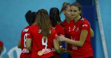 فوز الأهلى و الزمالك فى دورى سيدات و رجال الكرة الطائرة 