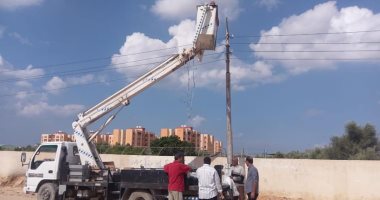 مجلس مدينة العريش يواصل أعمال رفع كفاءة مرافق الأحياء