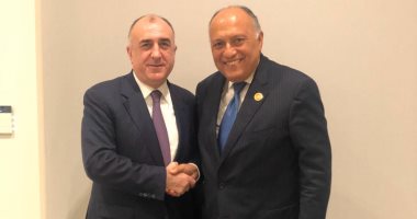 وزير الخارجية يبحث مع نظيره الأذربيجانى العلاقات الثنائية بين البلدين