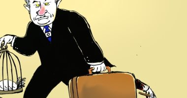 كاريكاتير الصحف الإماراتية.. "نتنياهو" يتحمل مسئولية القضاء على السلام