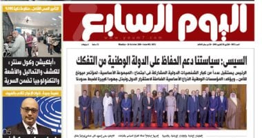 اليوم السابع.. السيسي: نبذل جهودا كبيرة لضبط حدودنا