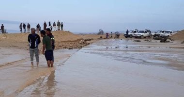 سيول بمناطق وسط سيناء.. والمحافظة تواصل رفع حالة الطوارئ ..صور وفيديو