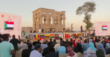 انطلاق الدورة الرابعة لمهرجان الأفروصينى بمدينة أسوان بمشاركة 30 دولة.. صور