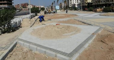 شاهد.. إلى أين توصلت أعمال رفع كفاءة وتطوير طريق الحجاز بالغردقة