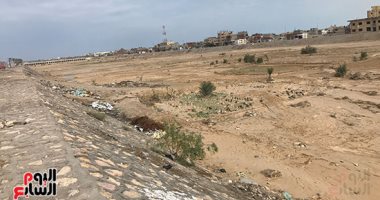 صور .. توقف تدفق سيل وادى العريش بمصب البحر المتوسط