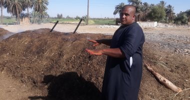 مكامير الفحم "النباتى" مهنة تبحث عن التقنين بقنا.. صور