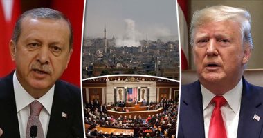 عاصفة من الغضب تنتظر أردوغان فى واشنطن.. أعضاء كونجرس ديمقراطيين وجمهوريين يطالبون ترامب بإلغاء زيارة الرئيس التركى للبيت الأبيض بسبب عدوانه على سوريا.. ونائبة بارزة تطالب بمنع دخول حرسه الشخصى لأمريكا