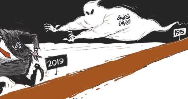 كاريكاتير الصحف السعودية.. شبح مذبحة الأرمن يطارد تركيا