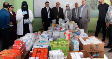 جامعة طنطا تنظم قافلة طبية للكشف بالمجان على أهالى قرية كفر المرازقة بكفر الشيخ
