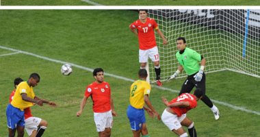 شاهد.. ماذا فعل الفراعنة فى مواجهة دونجا قائد البرازيل بمناسبة عيد ميلاده؟