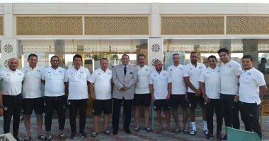 مدير أمن السويس يزور معسكر المنتخب الأوليمبى فى السخنة