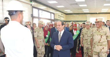 10 رسائل للرئيس السيسى خلال افتتاحه مصنع الغازات الطبية والصناعية