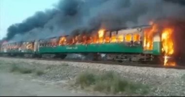 مفتي الجمهورية ينعى ضحايا حريق قطار البنجاب الباكستانى                                                                     