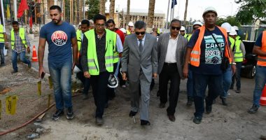صور.. رئيس هيئة قناة السويس يتفقد مشروع المتحف العالمى للقناة بالإسماعيلية