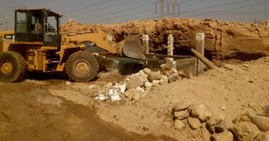 محافظ أسيوط : بدء رصف طريق التتالية/منشأة خشبة و إزالة تعديات على أراضى