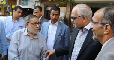 محافظ الجيزة يوجه بإزالة عقار مائل فى شارع التحرير بالدقى
