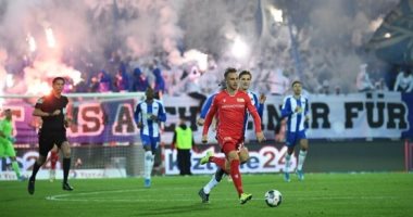 3 جرحى فى اشتباكات ديربى برلين بالدوري الالماني
