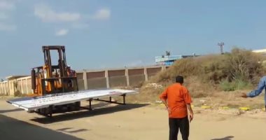 إزالة التعديات من حرم "الطابية الحمراء" الأثرية بالإسكندرية 