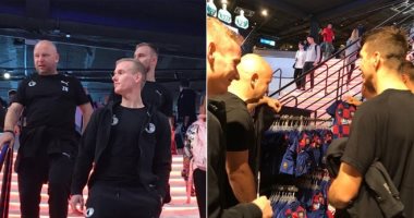 سلافيا براج فى جولة داخل متجر برشلونة قبل موقعة دورى الأبطال