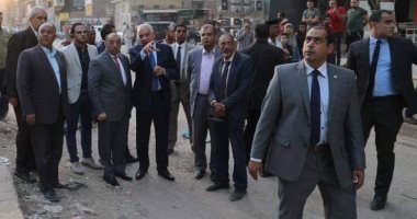 وزير التنمية المحلية ومحافظ الجيزة يتفقدان المحاور المرورية الجارى تطويرها بالمحافظة