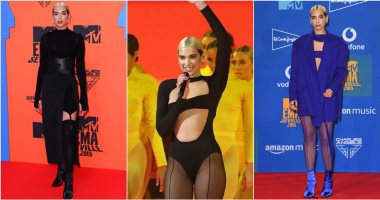 دوا ليبا بـ 3 إطلالات مختلفة خلال حفل جوائز MTV EMA.. الجرىء والأنيق والداكن 