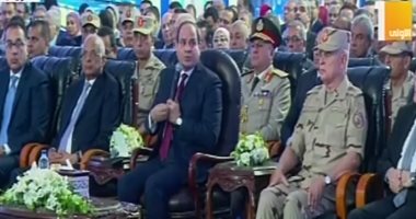 السيسى: "ضخينا استثمارات بـ 800 مليار جنيه فى سيناء خلال السنوات الماضية"