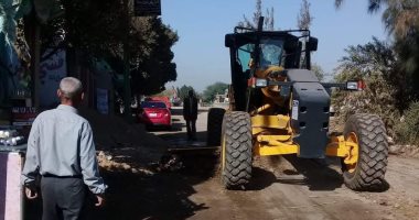 صور .. تحرير 51 محضر إشغالات ورفع 103 طن قمامة ببنى سويف