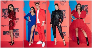 أبرز الإطلالات على السجادة الحمراء لحفل توزيع جوائز MTV EMA.. صور