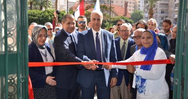 صور.. رئيس جامعة الإسكندرية يفتتح مبنى العمارة والنحت بعد ترميمه