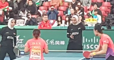 هزيمة المنتخب المصرى أمام الصين فى كأس العالم للقارات لتنس الطاولة