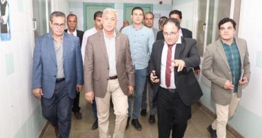 محافظ المنوفية يتفقد مستشفى الخطاطبة المركزى 