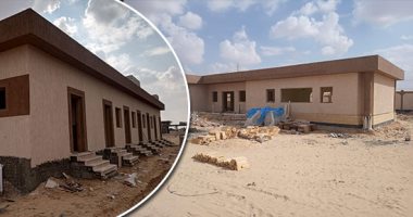 أرض الفيروز على طريق التنمية.. إنجاز 65‎‎ %من منشآت أحدث سوق للخضر والفاكهة بالعريش.. الإسكان: يضم 21 منشأة للحفظ والتوزيع.. ومقرات خدمية بـ165 مليون جنيه تساهم بنمو الامتداد العمرانى غرب المدينة.. صور