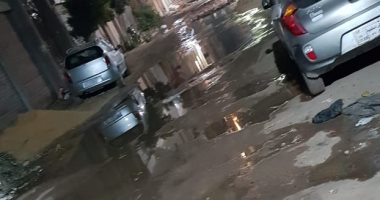 قارئ يشكو من غرق شارع جيهان بمياه الصرف الصحى بالمنصورة