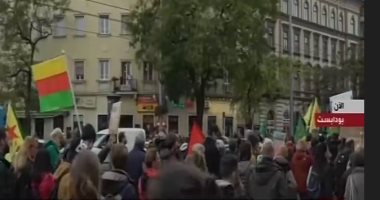 مظاهرات حاشدة فى المجر احتجاجًا على زيارة أردوغان لبودابست