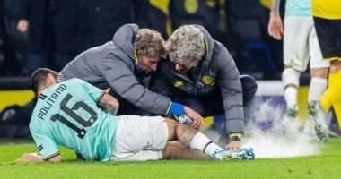 إنتر ميلان يفقد بوليتانو شهراً بعد الإصابة أمام بوروسيا دورتموند 