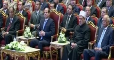 الرئيس السيسى: عندى إرادة لا تلين ومن حديد فى مجابهة الإرهابيين