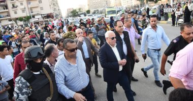 صور.. محافظ بورسعيد يستقبل موكب الاحتفال بالمولد النبوى الشريف