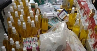 صور.. جهاز حماية المستهلك يضبط حلوى وعصائر منتهية الصلاحية بكفر الشيخ