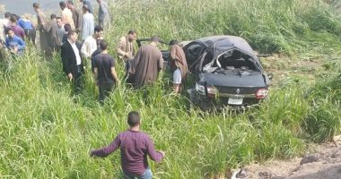 إصابة شخصين فى انقلاب سيارة ملاكى بأسيوط