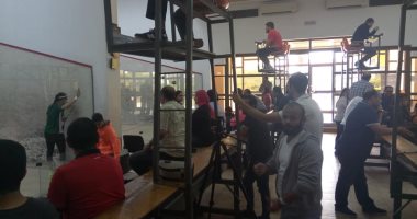 شاهد منافسات قوية في التجارب الأولى لمنتخبات الاسكواش..صور