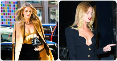 روزى هنتنجتون تمنحنا درسا فى الأناقة الشتوية بإطلالتين مميزتين.. صور