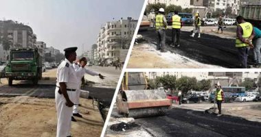 الجيزة تغلق شارع الهرم 5 سنوات فى الاتجاه القادم من ميدان الرماية لتنفيذ محطات مترو الخط الرابع.. غلق جزئى بطريق النصر للقادم من القاهرة إسكندرية الصحراوى.. تحويلات مرورية ونشر خدمات أمنية بمحيط موقع الأعمال