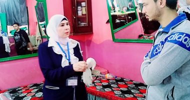بدء فعاليات مبادرة الحلاقين ضمن 100 مليون صحة بالدقهلية للحد من العدوى.. صور