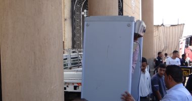 صور.. التجهيزات الأمنية لاحتفالات "دير مارجرجس" بجبل الرزيقات غربى الأقصر