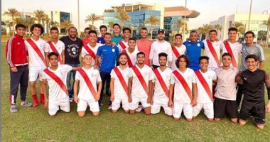 أحمد حسن يهنئ نجله بالصعود لنهائى الجيزة أمام الزمالك