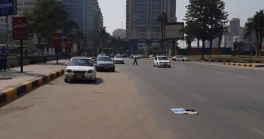 انتظام حركة المرور بميدان مصطفى محمود بشارع جامعة الدول