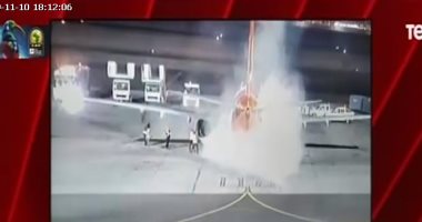 رئيس مطار شرم الشيخ يوجه الشكر للعاملين لسيطرتهم على حريق طائرة أوكرانيا 