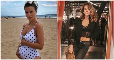 كلوى لويس تتباهى بجسم رشيق بعد 3 أسابيع من الولادة.. صور 