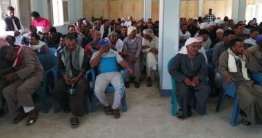قرعة علنية لتسليم 498 فدان ظهير زراعى بقرية الخرطوم بالخارجة 