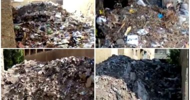 سكان كوم الضبع بالباجور المنوفية يشكون تحول مبنى زراعى قديم يتحول لجبل قمامة